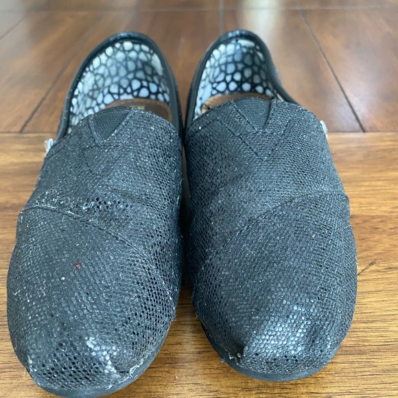 TOMS black glitter canvas - Picture 9 of 16